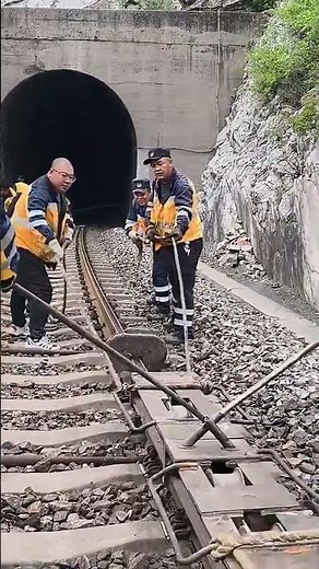 Amazing Railway Track Installation — Smart Tools Make It Easy!
