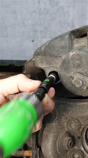 This is how to remove a rounded-out brake caliper Hex with a GripEdge Broken Bolt Extractor Part Number BBX14S. It has a straight-cut, non-tapered design that allows you to tighten and loosen to break seized fasteners free. #mechaniclife #mechanic #brakeRepair #handtools #GripEdge | GripEdge Tools