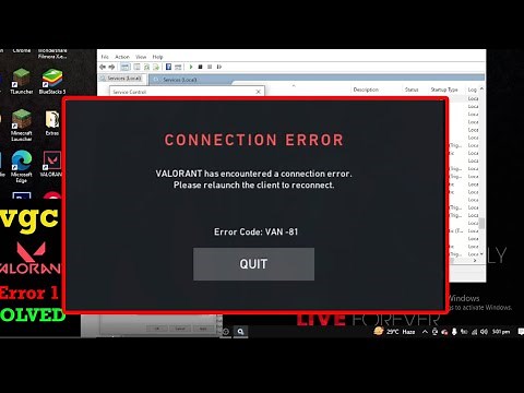 How to Fix Valorant Error Code VAN 81 | Valorant Connection Error | Latest 2024