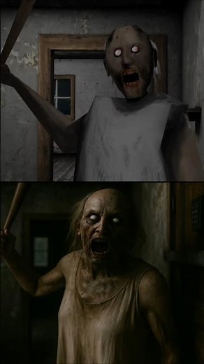 Original Granny Vs In Real Life Granny #Shorts #Ai #inreallife #Granny