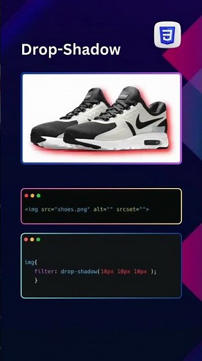 Creating a Drop Shadow Effect in CSS #html #css #webdevelopment #html5 #programming #coding #css3