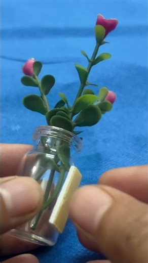 Cute DIY Fridge Magnet Using a Tiny Glass Bottle | Easy Recycling Craft Idea #craft