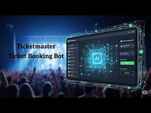 Ticketmaster Ticket Booking Bot | Ticket Buying Bot