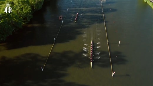"The crimson clash" 🔥 Oxford Brookes University 'A' close Semi-Finals Day with a victory over Harvard University. That completes our finals day lineup 🚣 #HRR24 | Henley Royal Regatta