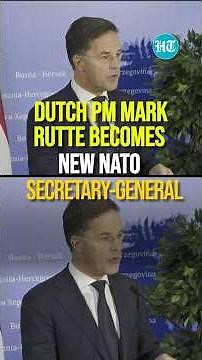 NATO Gets New Chief In Mark Rutte Amid Rising Tensions With Russia