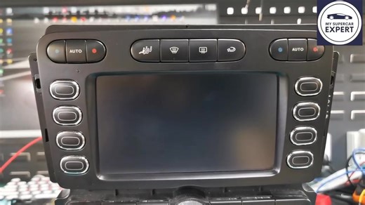 Today's repair case: Bentley head unit screen looking aged and yellowed? We've replaced it with a brand-new LCD screen—successfully lit up in platform testing!#Bentley #headunit #repair #platform #LCDscreen | My Supercar Expert