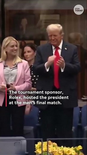 Donald Trump U.S. Open appearance draws boos, cheers and delays