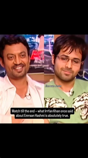 Old interview of Emraan Hashmi & the legendary late Irrfan Khan during the promotion of The Killer (2006). What Irrfan said about Emraan still feels absolutely true today — timeless respect between two brilliant actors. #emraanhashmi #irrfankhan #emraanfever | Emraan Fever