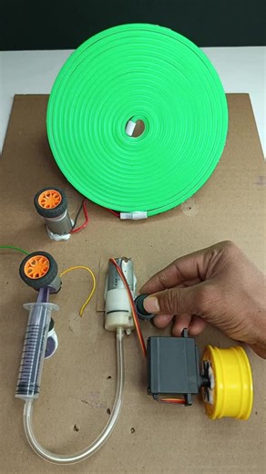 DIY Neon Light Powered by Hydraulic Press Experiment