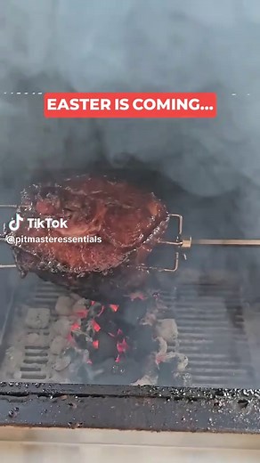 Easter Ham Recipe on the Rotisserie