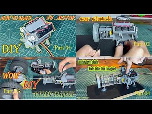 4 Good Ideas With PVC - Model Gearbox, Motor From PVC- NHT creation