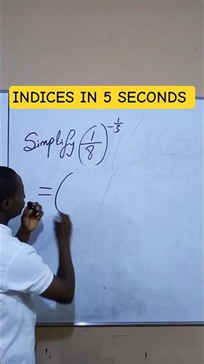 Simplify Fractional Indices in Seconds! 🔥 | Easy Maths Shortcut #maths#exam#