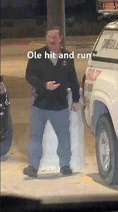 Ole hit and run. #stuff #accident #automobile