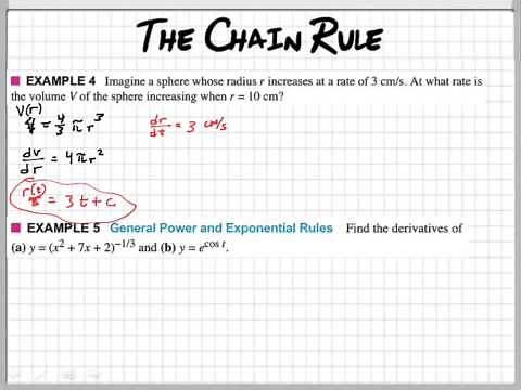 Chain rule word problem