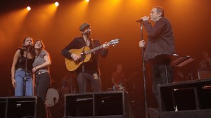#TBT I still sometimes pinch myself when I think about this happening last summer. Singing my song “Almost Woke You Up” with Counting Crows and my daughters to a sold out crowd. Gregory Alan Isakov produced the studio version of this song for me in 2016, and a full 6 years later it lands here. The stuff that dreams are made of. | Stephen Kellogg