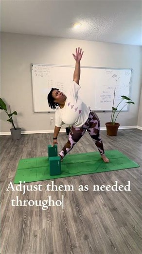 Quick Yoga Flow with Blocks | Learn to Adjust Your Props for Support + Ease #accessibleyoga