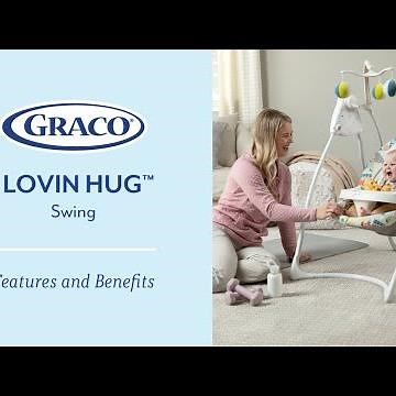 Keep baby soothed and relaxed with the Graco Lovin' Hug™ Swing