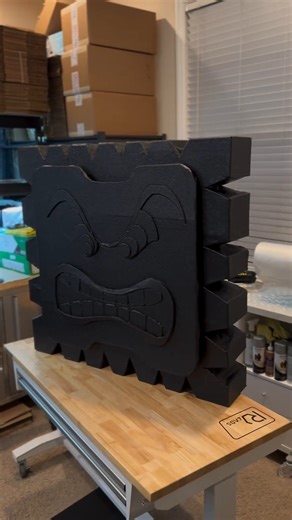 2.9K views · 15 reactions | We love seeing innovative LINE-X’d creations! Check out this clever Mario themed decoration made of shipping boxes and covered in a LINE-X protective coating. : irvlabsand on IG (sprayed at @LINE-X of south L.A) #SuperMario #LINEXit #Thwomp | LINE-X North America | Facebook