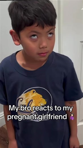 He had the best reaction 😂 #foryou #fyp #baby #brother | Pregnant