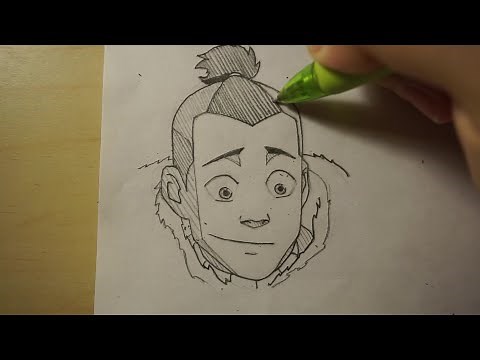 How to Draw Sokka from Avatar the Last Airbender