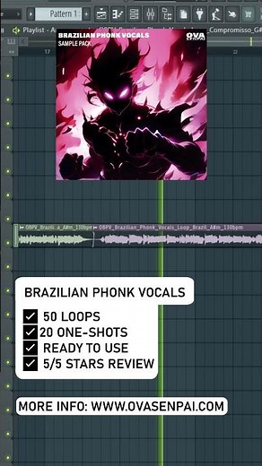 Ovasenpai Brazilian Phonk Vocals Sample Pack