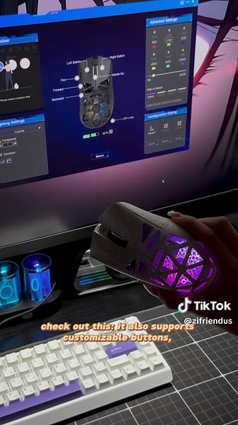 FURYCUBE G11: Gaming Mouse with Stunning RGB Lights