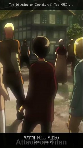 Top 10 Anime on Crunchyroll You NEED to Watch #Shorts