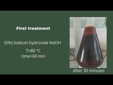 Alkaline treatment of plant fibers