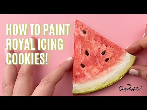 How To Paint Royal Icing Cookies!