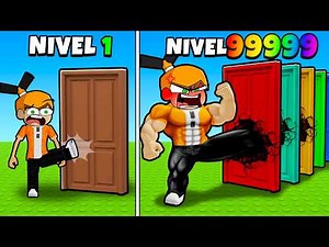 I broke down ALL the DOORS until I ESCAPED from PRISON in Roblox 💥
