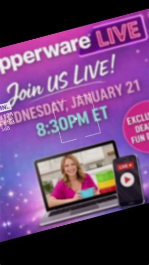 Hey Yall👋 I’m hosting a Virtual Tupperware Party In ONLY 2hrs 5:30pm PT / 8:30pm ET. Don't want to miss it... The REAL DEAL Tupperware, yes Tupperware is still going STRONG 80 years💪 We will be showing the classics that you know & love PLUS some amazing NEW goodies like: ✨ Reusable silicone bags ✨ Organization tools ✨ NEW VOILA! Glassware It’s super easy — just click a link at party time and watch! https://www.facebook.com/share/p/1L6Pn97j8V/