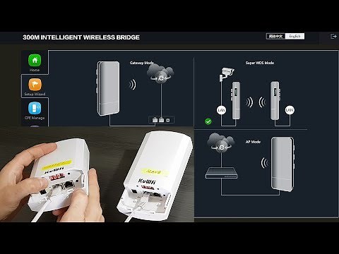 KuWfi CPE70SR CPE How to connect WDS Bridge (for dummies)