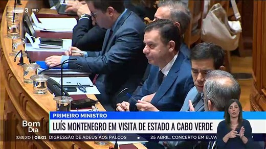 Luís Montenegro visita Cabo Verde