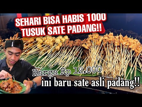 BATTLE CARI SATE PADANG TERBAIK LANGSUNG DI PADANG!!