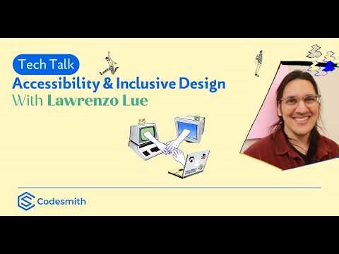 Tech Talk - Accessibility (WCAG, inclusive design)