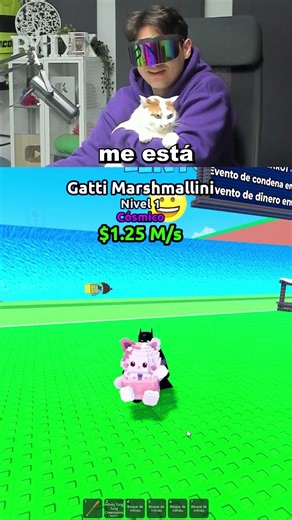 Mi Gato Abre Lucky Blocks #stealabrainrot #roblox