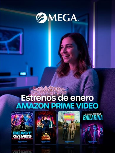 Megacable Comunicaciones on Instagram: "🍿 ¿Buscas qué ver en Prime Vídeo? 🎊 Disfruta de estos estrenos de Prime Vídeo contratando tu paquete de internet + TV interactiva de MEGA, que ahora incluye* Amazon Prime sin costo adicional*. Visita ahora mega.mx"