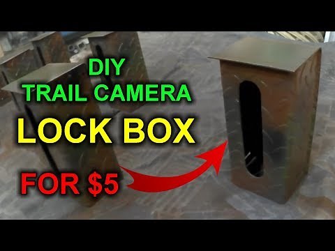 DIY Trail Camera Lock Boxes