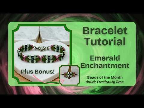DIY Two Hole Bead Bracelet + Bonus Ring