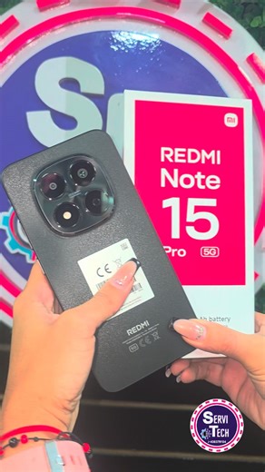NUEVO MODELO ‼️ REDMI NOTE 15 PRO 5G 🔥 . ¡Visitanos! 🙌📍C.C. MULTI CENTRO MAIQUETIA LOCAL PB-104-105-106📍Calle los baños, Maiquetia 📣 . 8:30am - 6:00pm / Lunes a Sábado ✅️ . 0424-2449918 llamadas y 0212-3383429 WhatsApp Business 📲 | SERVI TECH C.A.