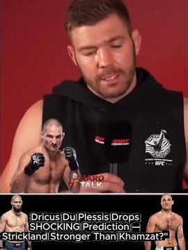 DDP Reveals Why Strickland Could Shock the World Against Khamzat Chimaev