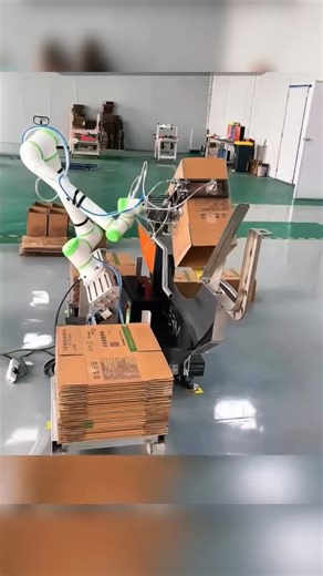 Endüstriyel Makineler on Instagram: "A robot stacking box is an automated machine designed to lift and arrange boxes or cartons in a specific pattern, typically onto a pallet for storage or shipping, increasing efficiency and reducing manual labor in warehouses and manufacturing facilities. #RobotStacking #AutomatedSolutions #Robotics #WarehouseAutomation #IndustrialRobots #ManufacturingTech #Logistics #SupplyChain #Efficiency #Innovation #TechSolutions #Automation #PackagingRobots #MaterialHand