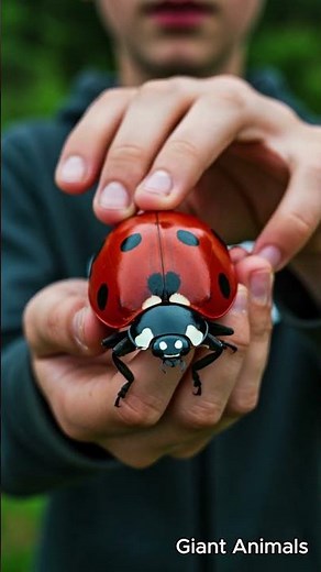 "Giant Ladybug 🐞 | Guess the Size in CM!"