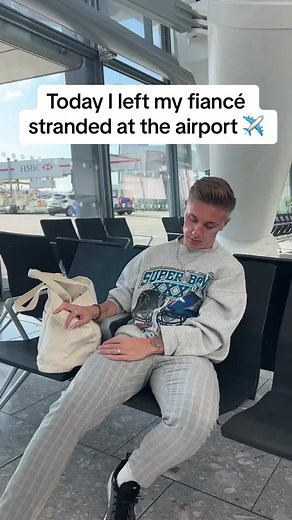 Today I Left My Fiancé At The Airport 😱✈️ #prank #funnyvideo #comedy #funnymemes | Matthew and Ryan
