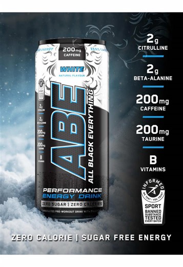 The one exception: ABE White 🤍⚡️ Available now.