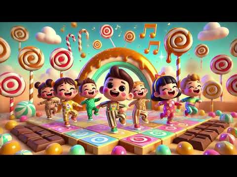 🍯 Caramel Drizzle Dance 💃🍦 | Sweet Kids Song 🎵🌈| Nursery Rhymes & Kids Songs