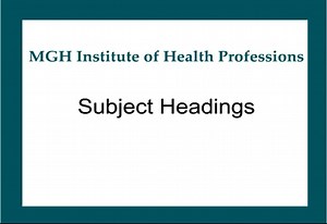 What is a Subject Heading?