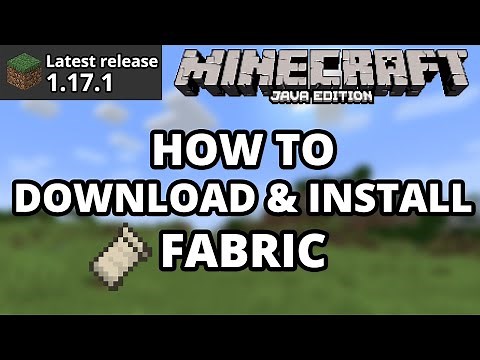 Minecraft Java 1.17.1 How To Download & Install Fabric (& Fabric Mods) Easy Method