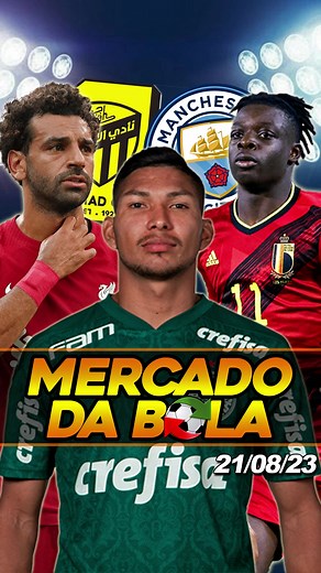 104K views · 969 reactions | MERCADO DA BOLA ATUALIZADO: Rony está na mira de 4 times sauditas, Al-Ittihad quer o atacante Salah, Jérémy Doku acertado com o Manchester City, time inglês quer Matheus Nascimento ao fim do ano e mais! | DL Football | Facebook
