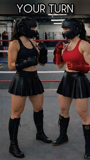 Girls Fighting Boxing 🔥🥊 #youtube #shorts #boxing #sparring #model #girl #aivideo #ai